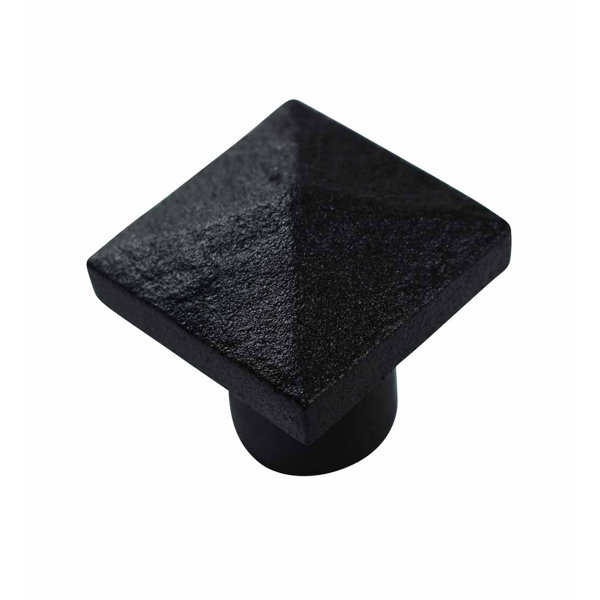 The Renovators Supply Inc. Iron Hardware Knob Pull Square Black